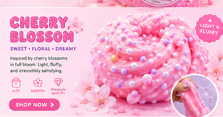 Cherry Blossom slime art